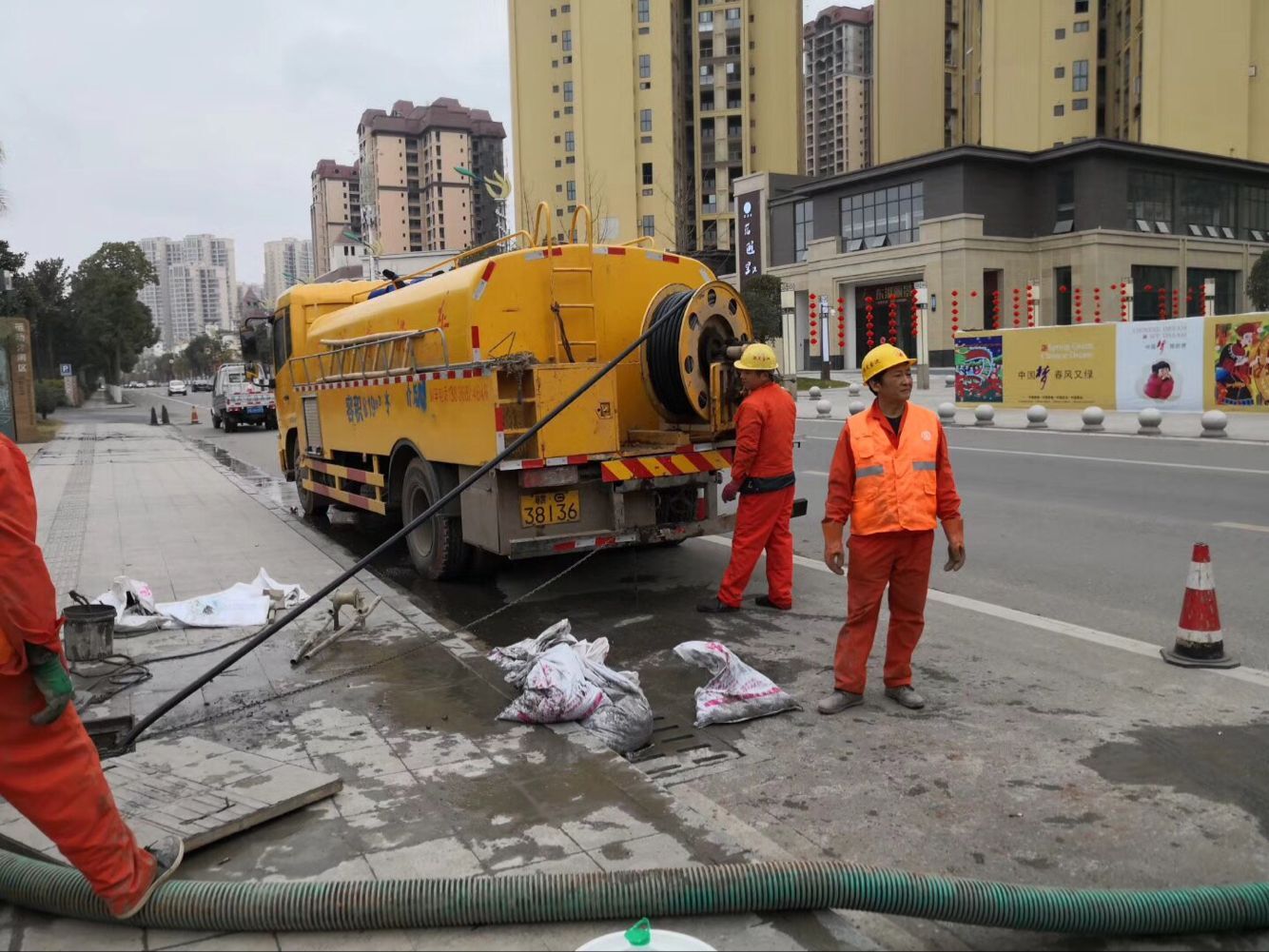 中山排污管道清淤-管道清洗