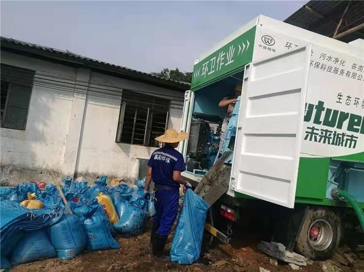 中山工业污泥压干处理